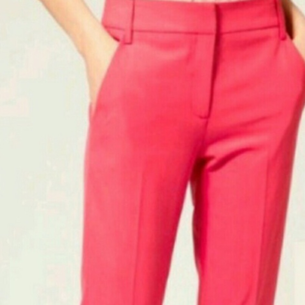 🎉SOLD J. CREW CAFE CAPRIS 8T low rise PINK